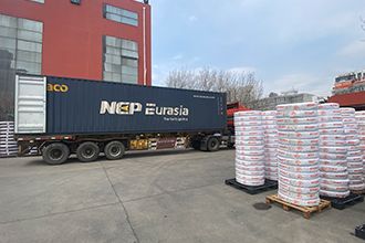 Отгрузка PEXa труб Ritable в Россию: сегодня на заводе