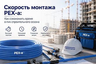 Скорость монтажа PEX-a: Как сэкономить время в пик строительного сезона