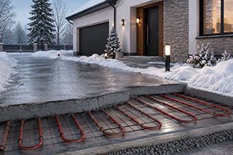 Системы снеготаяния на трубах PE-Xa: Надежное решение для российских зим