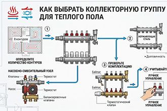 Как выбрать коллекторную группу для теплого пола: советы от Ritable